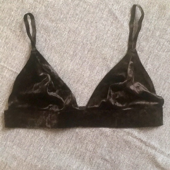 Black Velvet Bra - Picture 1 of 3